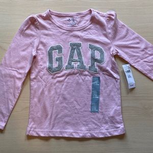 Girls size 4t Pink Gap long sleeve shirt